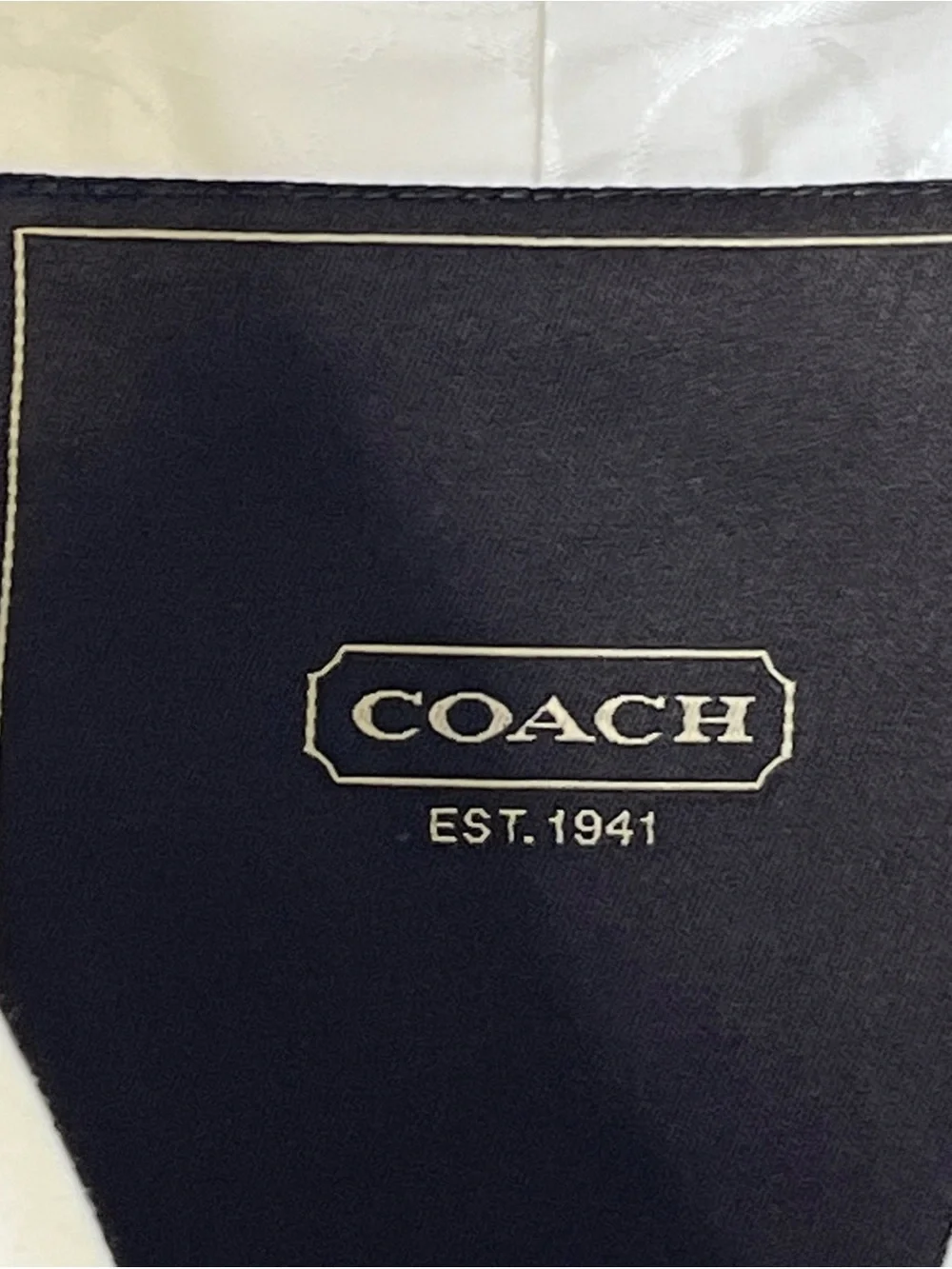 COACH White Signature Canvas Double-Breasted Piping Trench Coat belt Large VTG